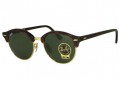 Ray Ban RB4246 Round Clubmaster 990 Red Havana Sunglasses